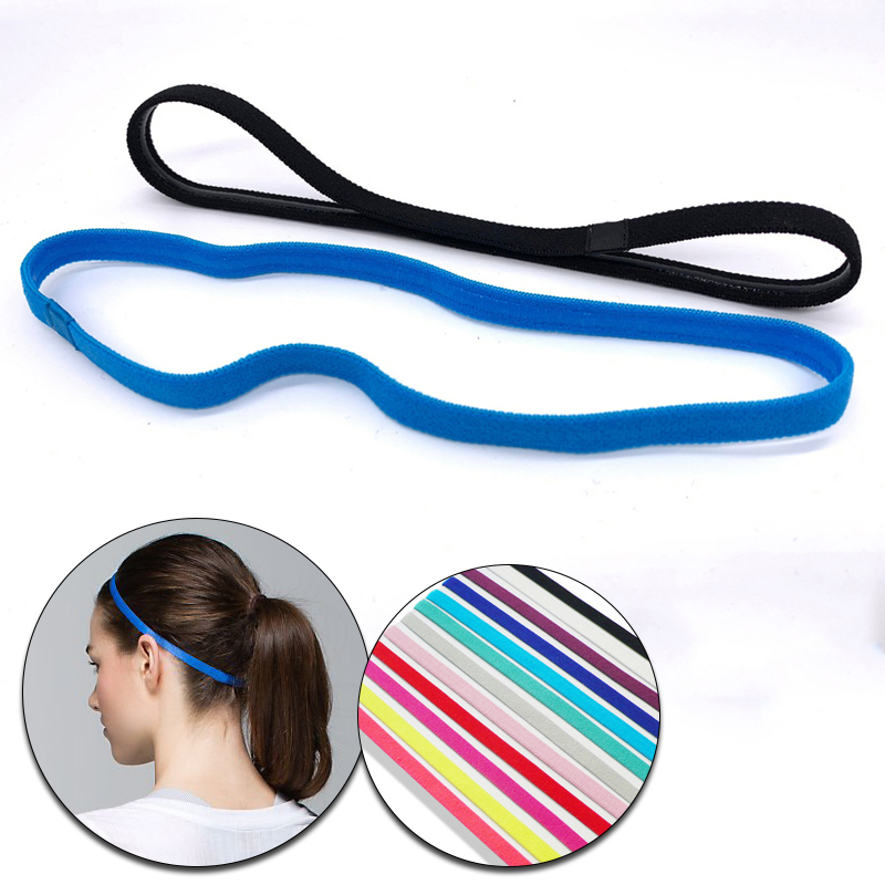 Vrouwen Mannen Yoga Haarbanden Sport Hoofdband Meisjes Anti-Slip Elastische Dunne Zweetband Haarband Hoofddeksels Headwrap Haaraccessoires