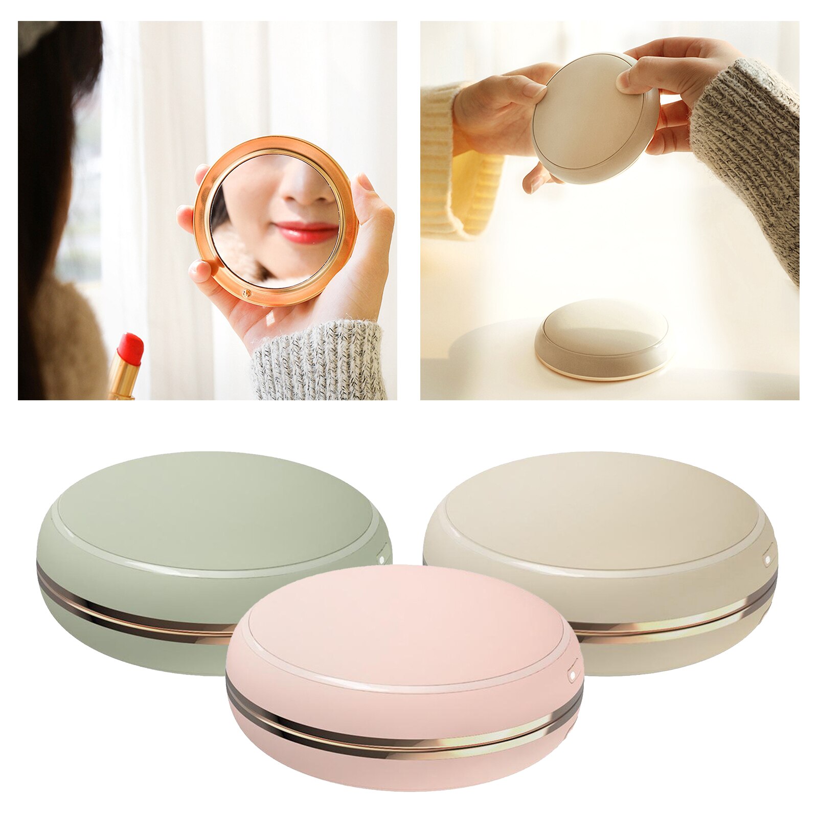 Mirror Hand Warmer USB Charging Hand Warmer Multifunctional Hand Heater