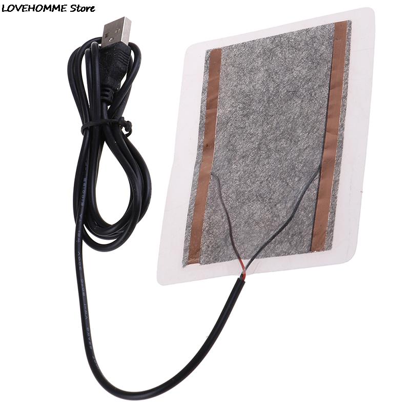 Placa calefactora portátil con USB, calentador de 10x4CM para zapatos, alfombrilla de ratón, almohadillas calefactoras eléctricas para Golves, para invierno