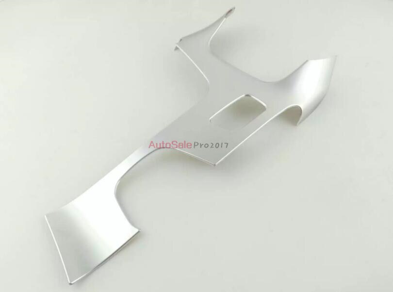 For Cadillac XT5 Matt ABS Chrome plastic Left Hand Drive Interior Gear Console Panel Upper Cover Frame Decor