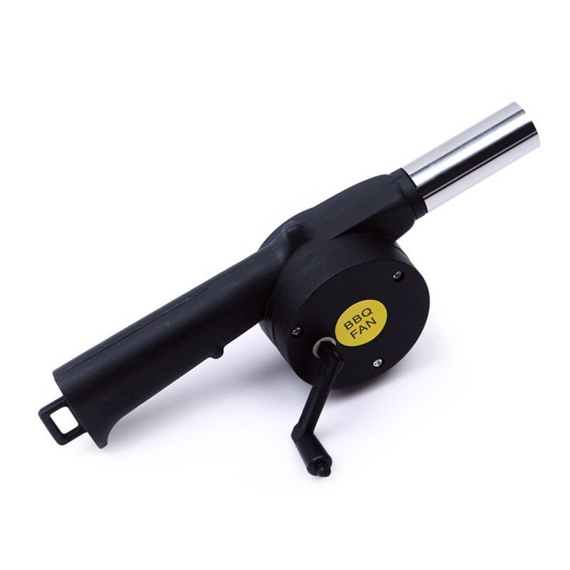 Churrasco ao ar livre secador de cabelo portátil ventilador manual manivela ventilador ferramentas barbecue fole piquenique acessórios