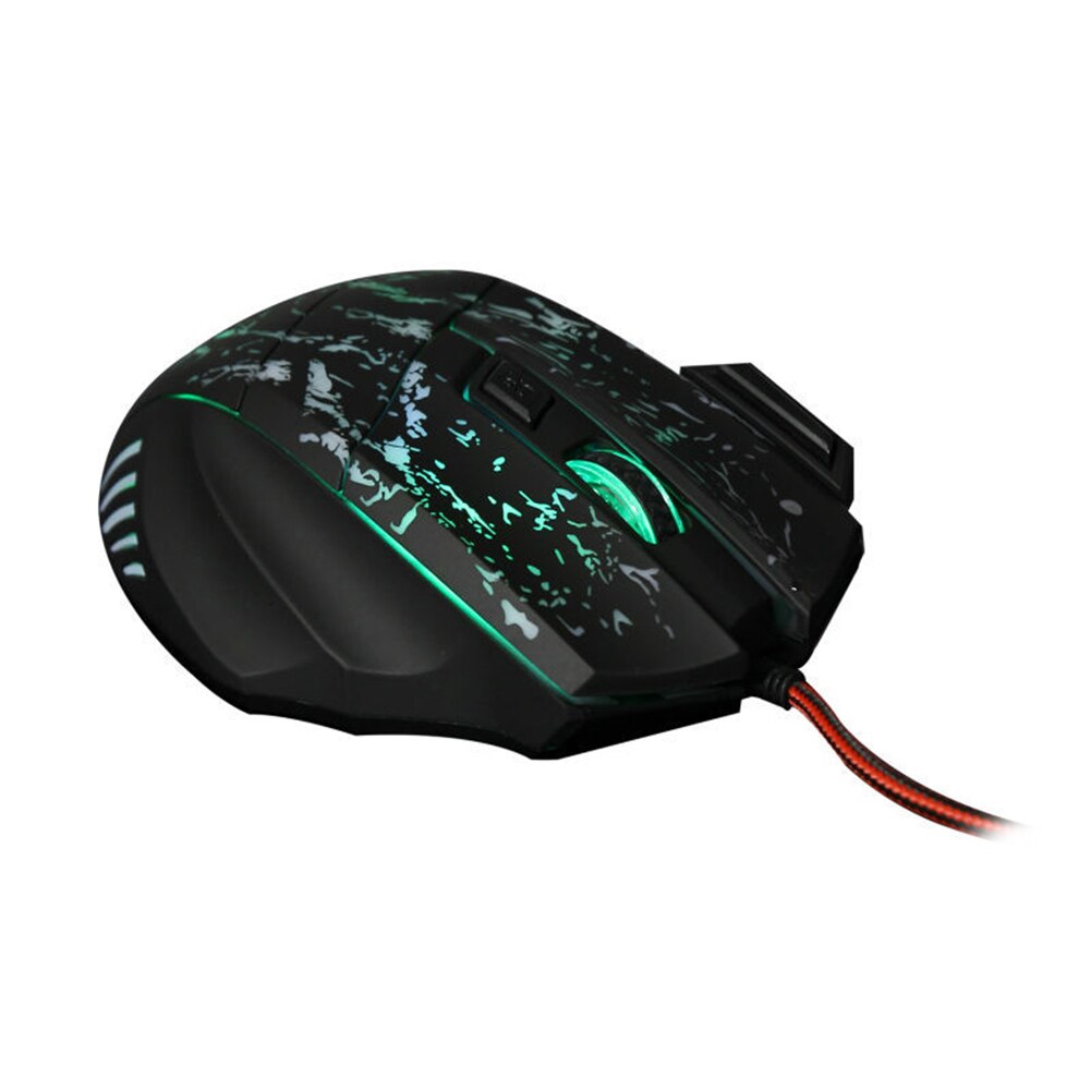 5500DPI 7 Buttons Color Changing LED Optical USB Wired Mouse Gamer Mice Gaming Mouse For Pro Gamer Laptop Computer mouses