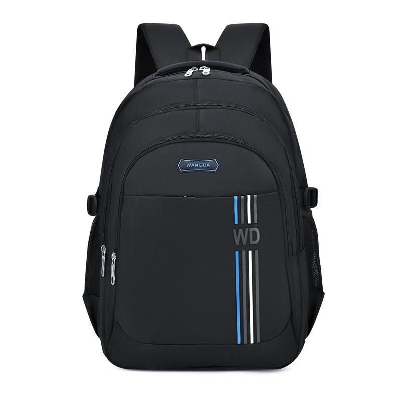 Homens de Negócios de moda Mochila Grande Capacidade Bolsa Escola Para Adolescentes 15.6 Polegada Backapck Laptop Mochilas Escolares Do Sexo Feminino: Blue