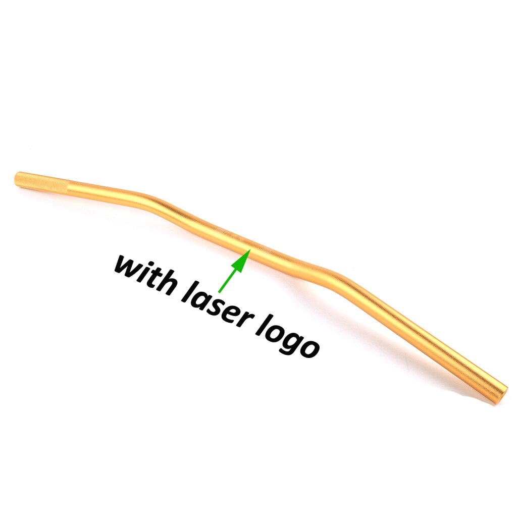 Motorcycle Handlebar 22mm CNC Aluminum Alloy Handle Bars for Honda NC750X PXC CB1000R CB500X MT09 R1 Z750 Z900 Z1000 Cafe Racer: Gold-laser logo
