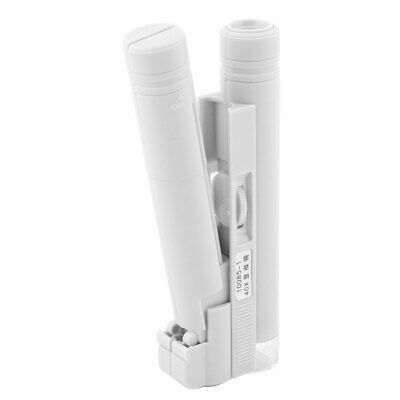 Handheld LED Light Microscope 40X Magnifier Loupe Light Gray