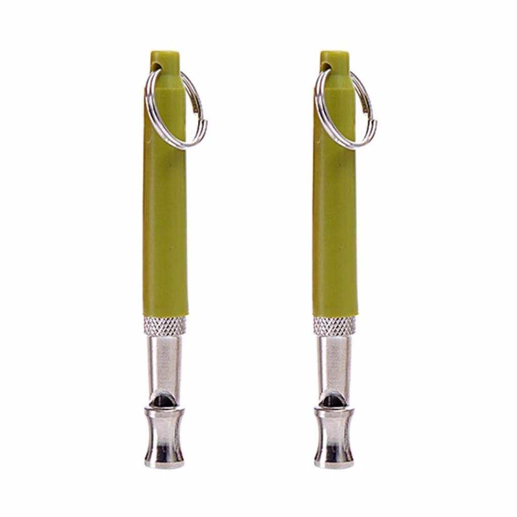2 Stuks Hond Fluitje Professionele Training Fluitje Voor Kleine Middelgrote Hond Verstelbare Fluitje Met Touw Hond Dierbenodigdheden: green