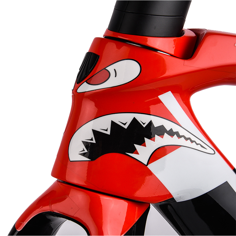 1 ST Fietsframe Sticker Haai Sticker Waterdichte Bovenbuis Sticker Fiets Decals Decoratieve Frame Stickers MTB Racefiets Stickers