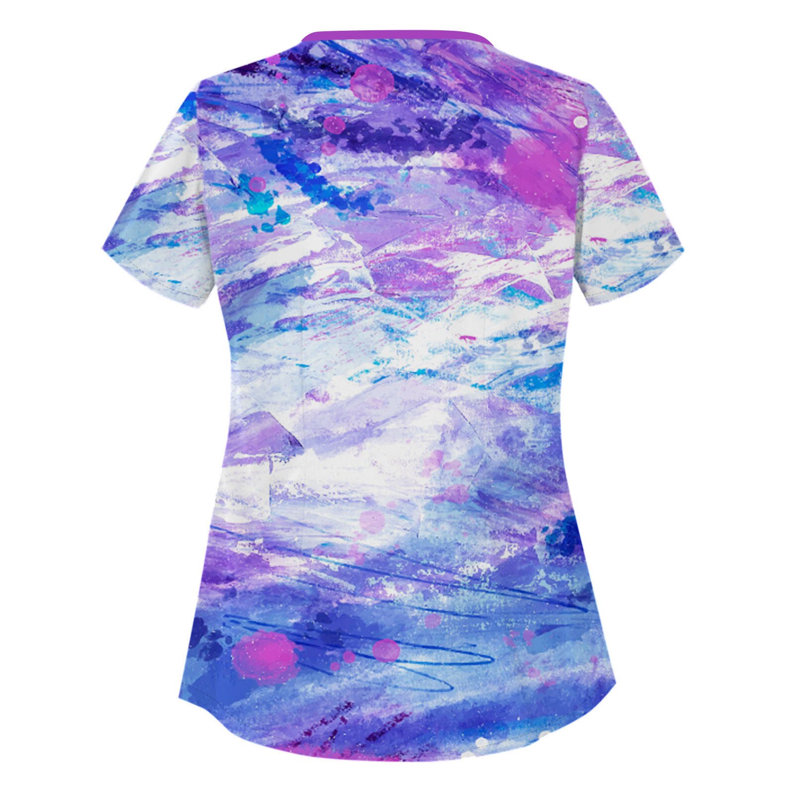 Nurse Uniform Women Floral Pattern Uniforme De Enfermera Tops Nursing Working Uniform T-shirts Clothes uniforme enfermera