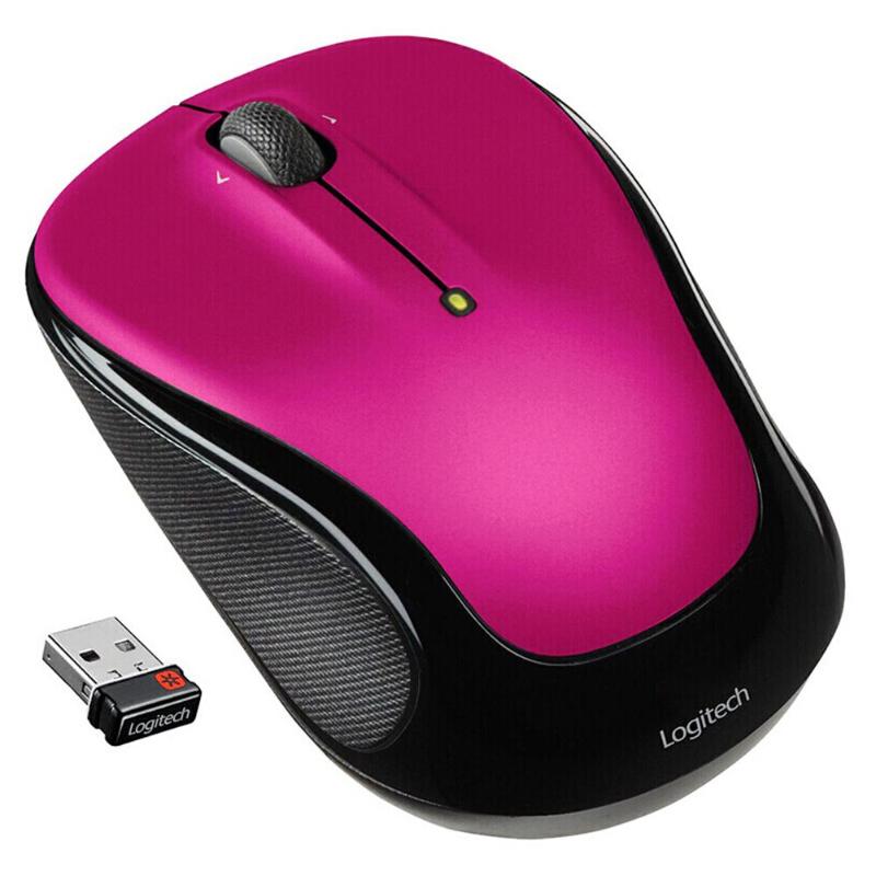 Logitech  m325 trådlös mus tyst mus med 3 knappar 1000 dpi 2.4 ghz spelmus fyrvägsrulle för mac os/fönster