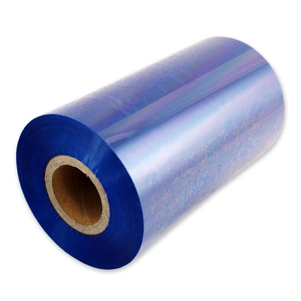 thermal transfer ribbon, Width 50 - 110 mm x 300 m, Premium wax ink film for Barcode label printer, 1 Roll, scratch resistance: 110x300m Blue