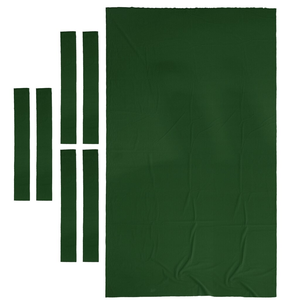 Professionele 9 Ft Pooltafel Vilt + 6 Vilt Strips Biljart Snooker Doek Voelde Voor 9 Voet Tafel 0.6 Mm biljart Accessoires: Green 2.8x1.5m