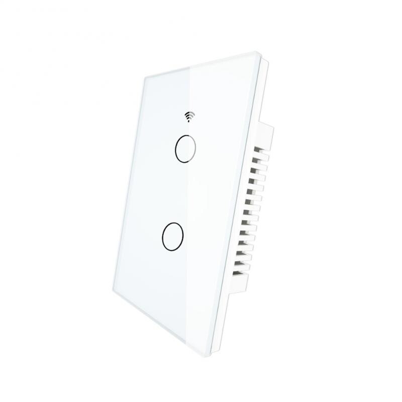 WiFi Smart Wall Touch Switch 170-250V Tuya/smart Life APP Remote Control Wi-Fi 2.4GHz Smart Home Switch For Alexa Google Home: 2 GANG