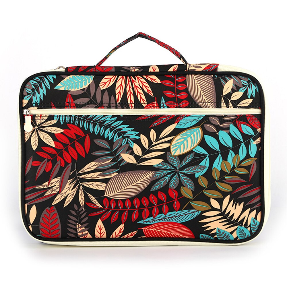 File Folder A4 Document Bag Organizer Big Cabinet for Ipad Case Zipper Filling Product Box Fichario Holder Padfolio Stationery