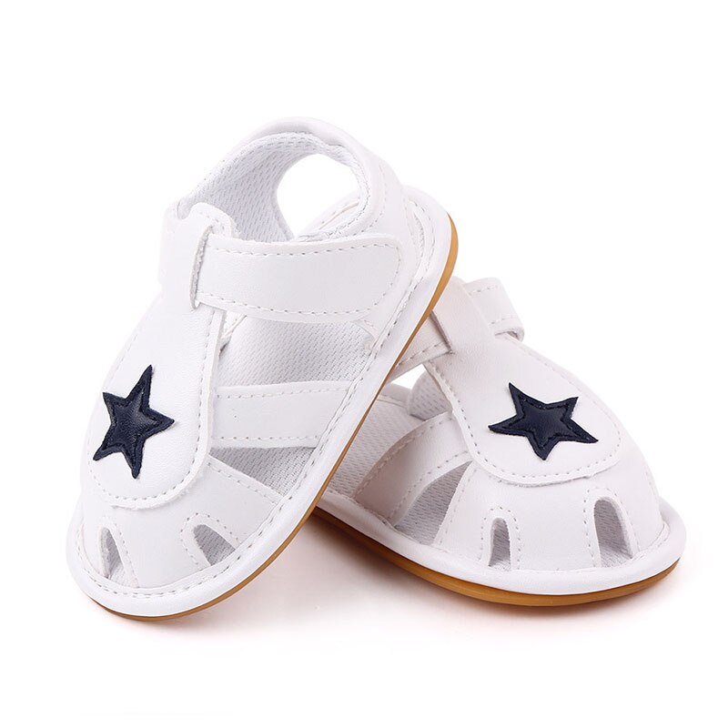 Baby Zomer Schoenen Leuke Ster Baby Meisjes Jongens Sandalen Schoenen Antislip Pu Leer Ademend Peuter Kids Babyschoenen