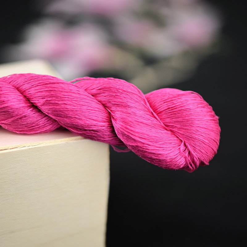 Zijde Borduurgaren/100% Zijden Draad/Hand Borduren Borduren Kruissteek/Rose Roze/9 Pure Kleuren: 6