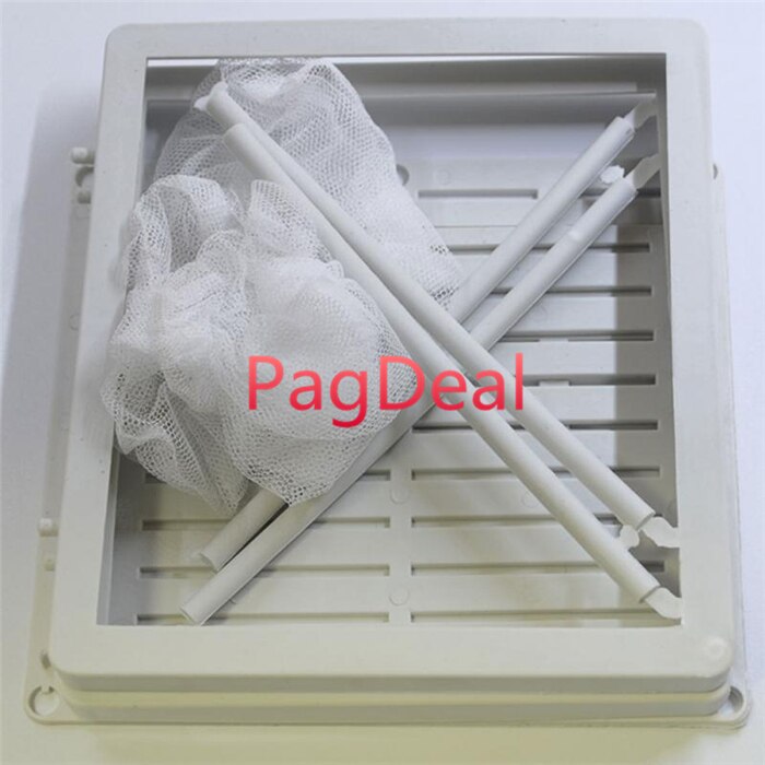 Aquarium vis kweekkast tank vis broedmachine net jongen baby vis kwekerij apparatuur isolatie net box tank met zuignap s/l