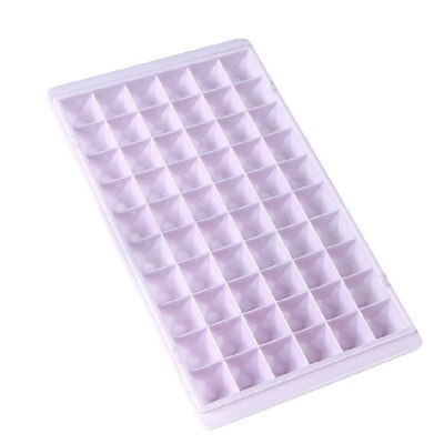 Small Big Ice Cube Tray Cold Cubes Tray Ice Maker Mold DIY Homemade Freezer Ice Lolly Mould in Home Ice Cream tools: Big 96 cells purple