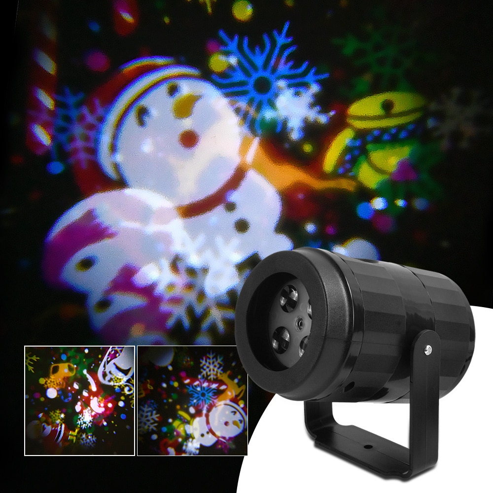 16 Patronen Led Sneeuwvlok Projector Waterdichte Outdoor Tuin Projector Spotlight Xmas Lights Indoor Decoratie