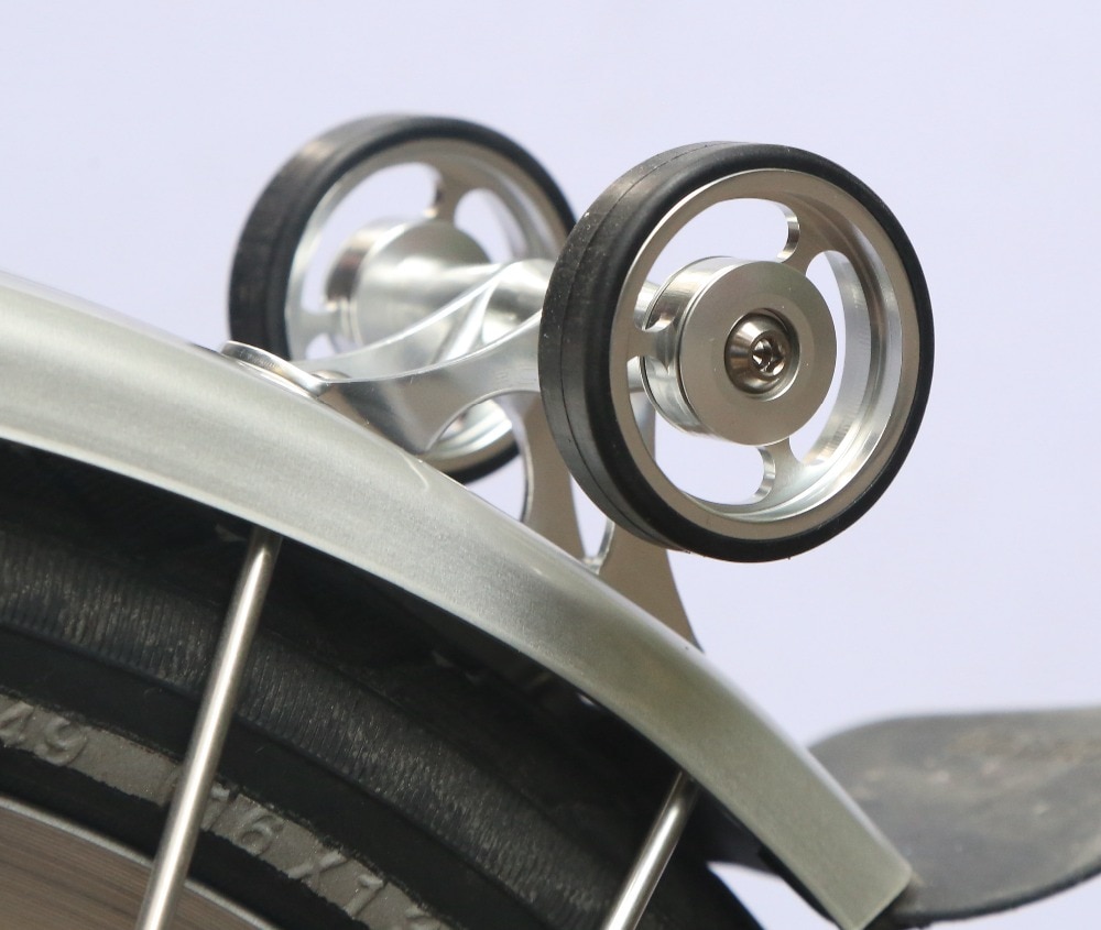 Brompton stænkskærmlejer med ewheels ruller dobbelt