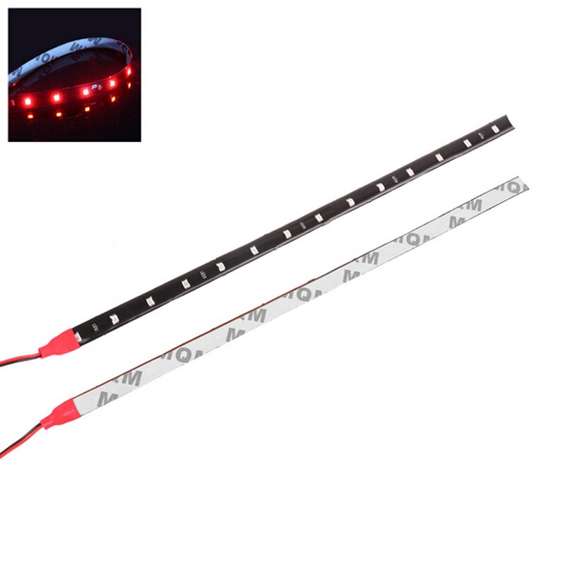 Auto led strip licht 12v 15 smd drl auto led dagrijverlichting waterdicht decoratief flexibel led licht 30cm auto drl strip