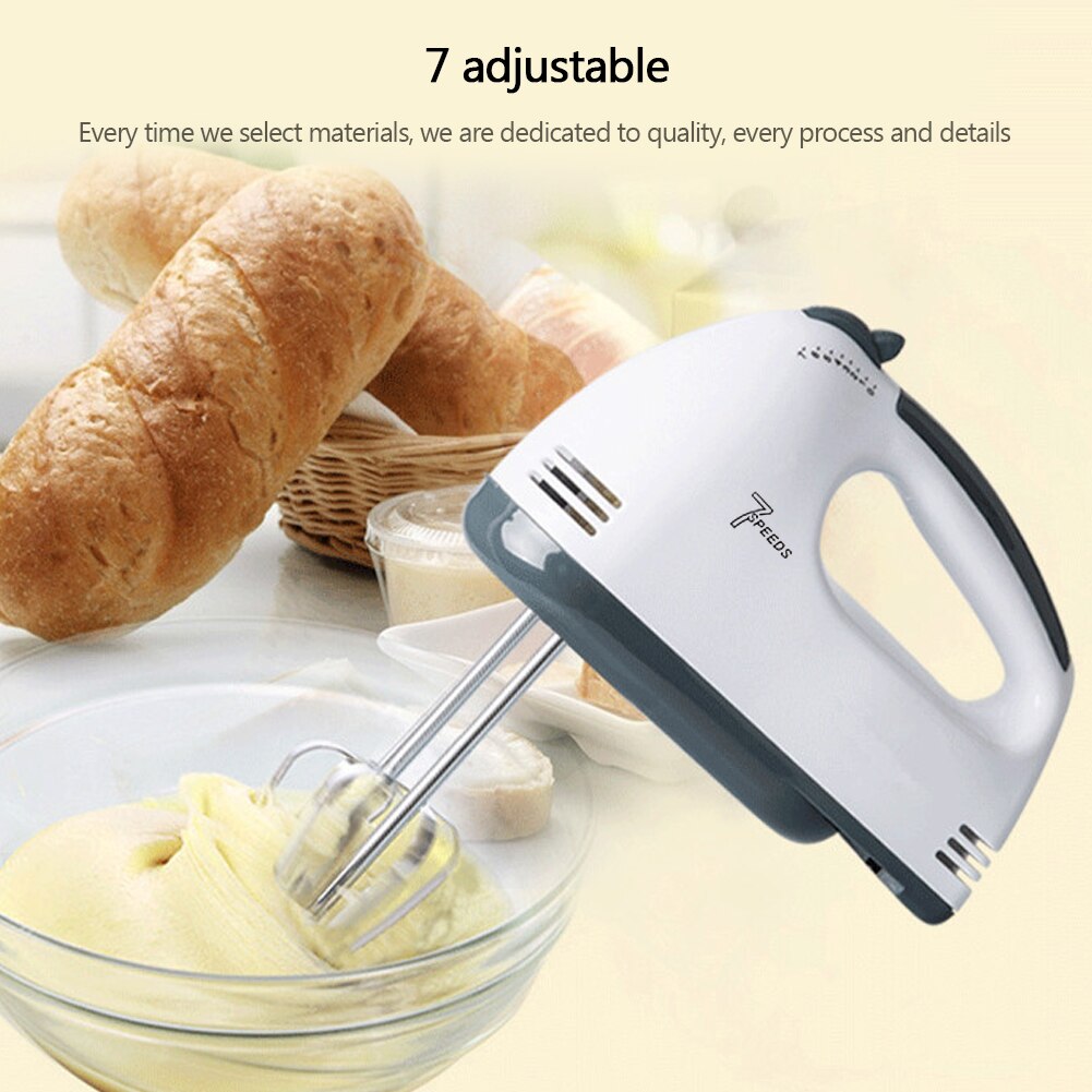 7 Speeds Electric Egg Food Mixer Beater Food Dough Blender Kitchen Cooking Tool Baking Whipping Cream Machine Cooking Tools