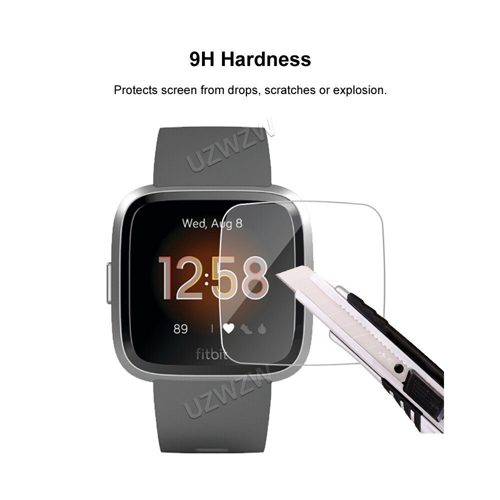 Voor Fitbit Versa ( ) / Versa Lite Smart Horloge Screen Protector 2.5D Beschermende Gehard Glas Beschermende Film