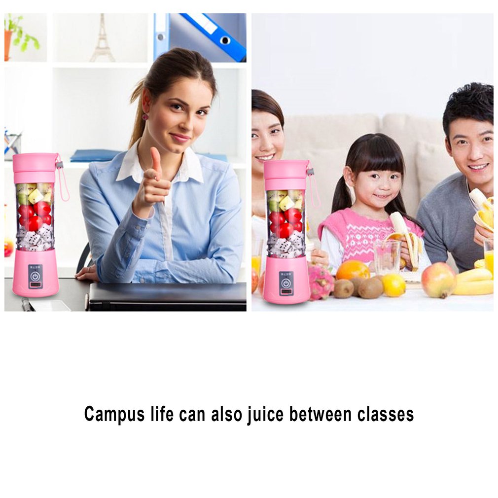 Portable Blender Mixer USB Electric Juicer Machine Smoothie Blender Mini Food Processor Personal Blender Cup Juice Blenders