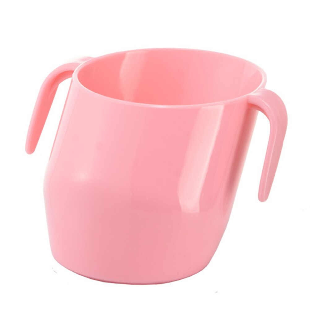 Barn baby doidy cup baby träning cup baby dricka träning cup lutande kopp för barn baby tvätt kopp vatten koppar: Röd