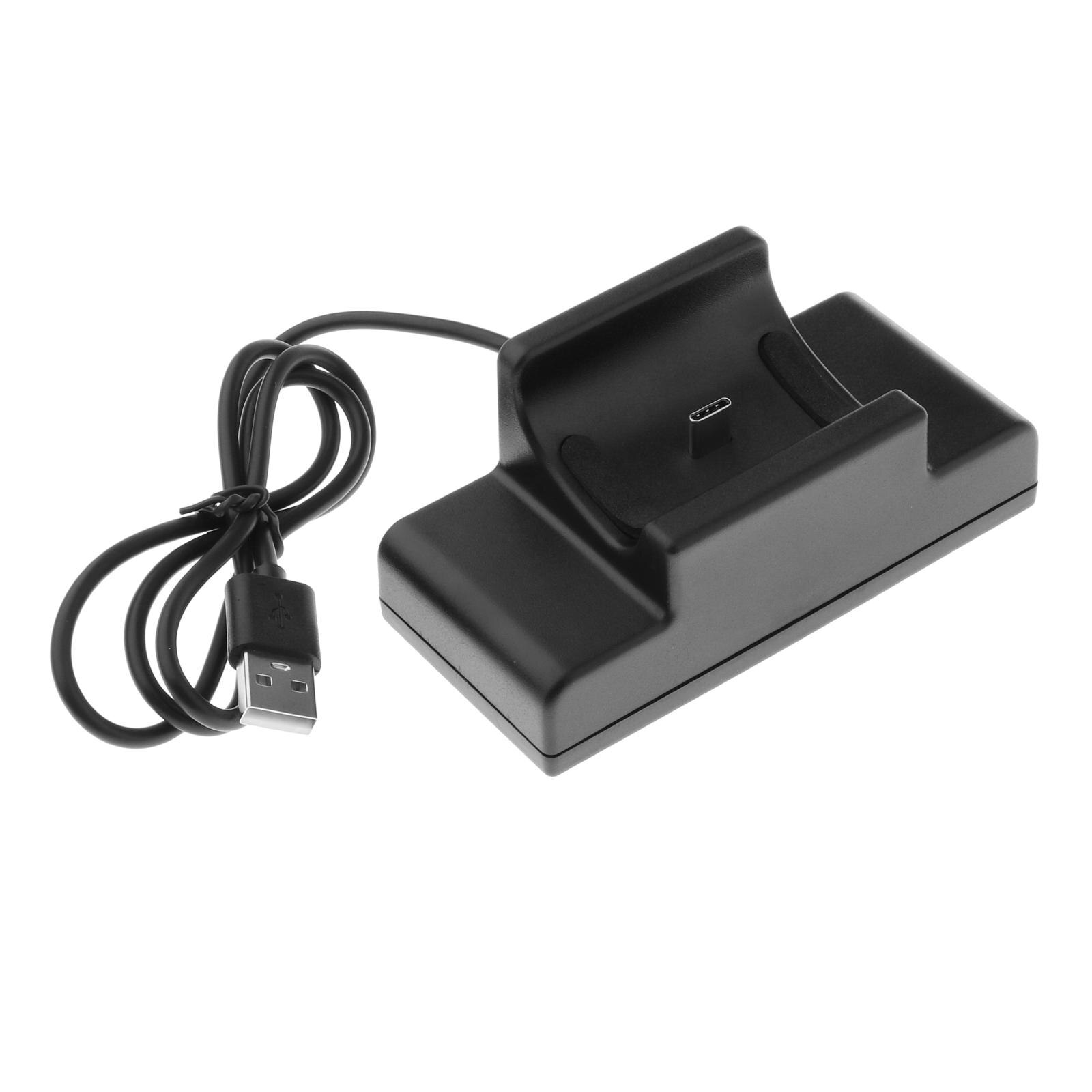 Controller Charger Dock for PS5, Charging Station for Sony 5 Controllers Black Charging Cradle