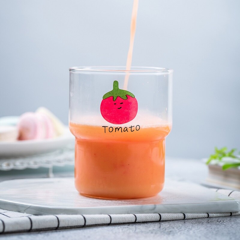Söpö vesilasit 400ml lasten vesikupit maito mehu juomat lasit sarjakuva kuvio: 04