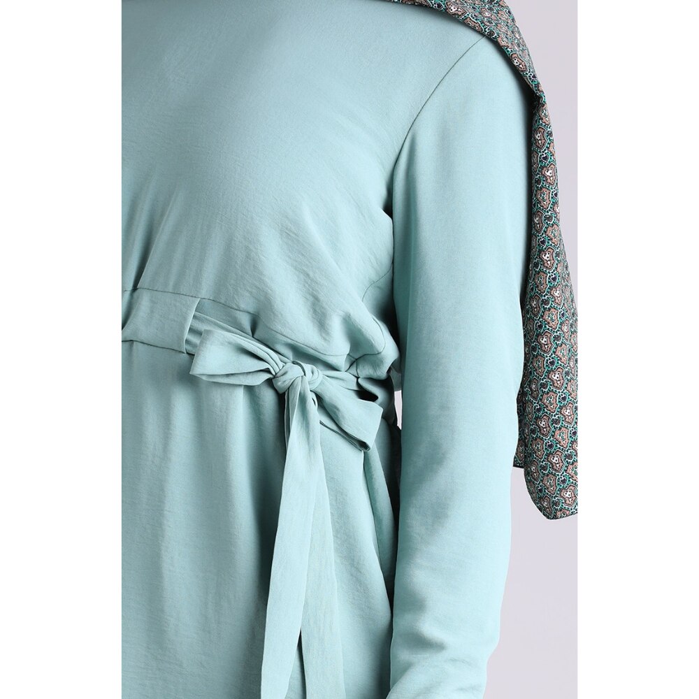 Aerobin Stof Tuniek Broek Dubbele Hijab Pak 2022 Seizoen Zomer Trend Abaya Moslim Jurk Vrouwen Kaftan Open Abaya Lange Jurk afri