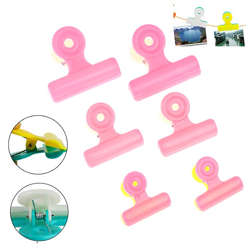 Multifunction Bag Chip Clips Fresh Food Clips Photo File Clamps Air Tight Seal Grip