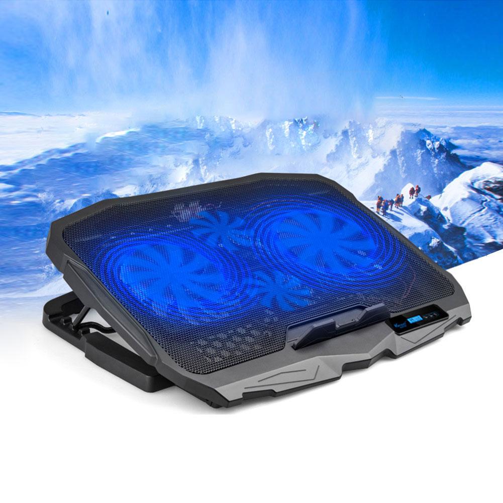 Gaming Laptop Cooler Adjustable Speed 2 USB Ports and Cooling Fan Laptop Cooling Pad Notebook Stand for 14/15.6inch