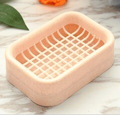 Mini Handy Bathroom Dish Plate Case Home Shower Outdoor Travel Hiking Holder Container Sealing Soap Box: pink