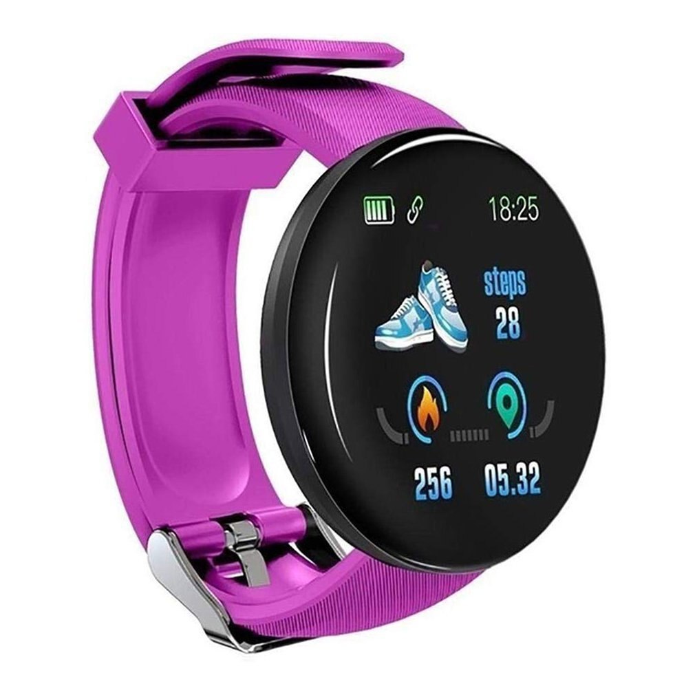 D18 Smart Fitness Armband Band Met Meten Druk Pulse Meter Sport Activiteit Tracker Horloge Polsbandje
