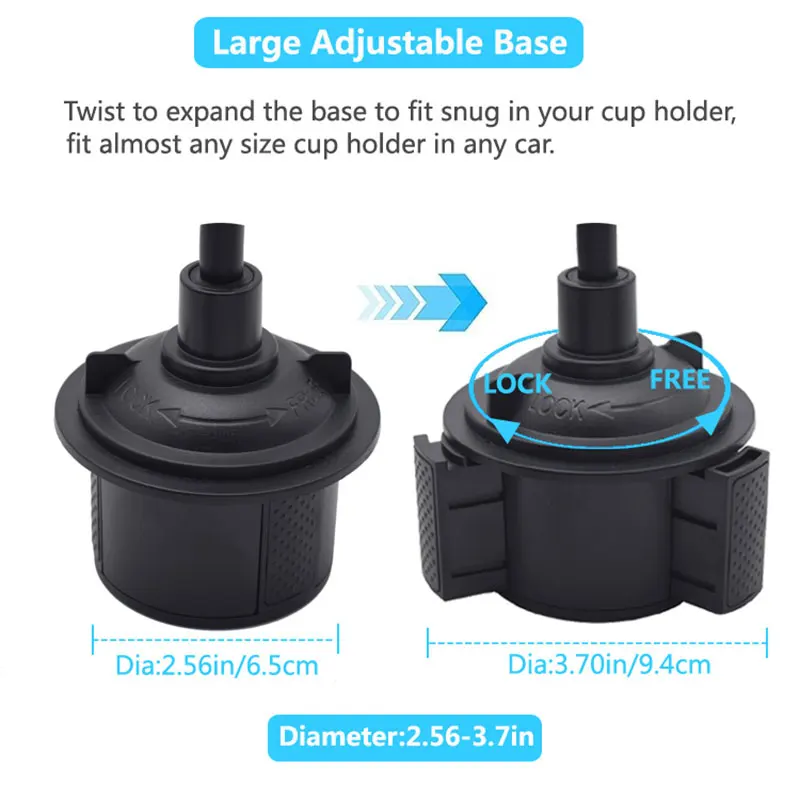 Universal Car Cellphone Stand Cup Holder Stand Drink Bottle Mount Support Smartphone Mobile Phone Accessories This is One Holder