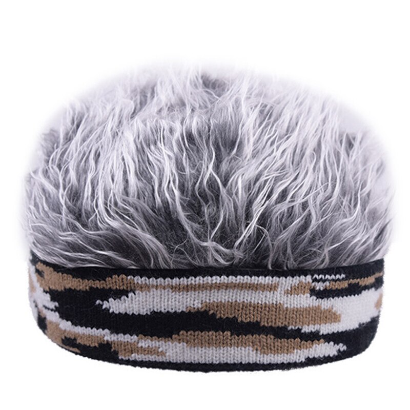 Mannen Beanie Pruik Hoed Fun Korte Haar Caps Ademend Zachte Voor Party Outdoor Nyz Winkel