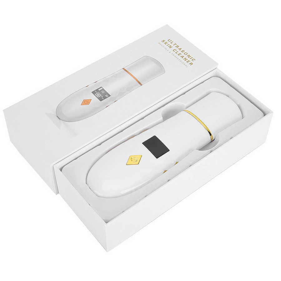 Porerens ansiktspleie hudmaske fjerning maskin ultrasonic ion ems hudskrubber