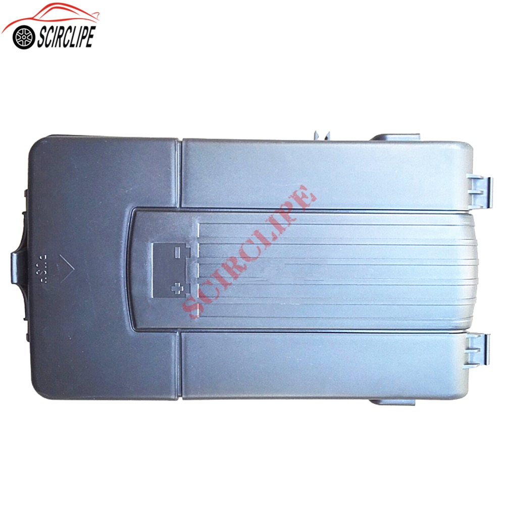 Car Engine Battery Protection Cover For Skoda Karoq Kodiaq Octavia Mk3 Superb VW T-ROC Tiguan L Battery Anode Electrode Shell