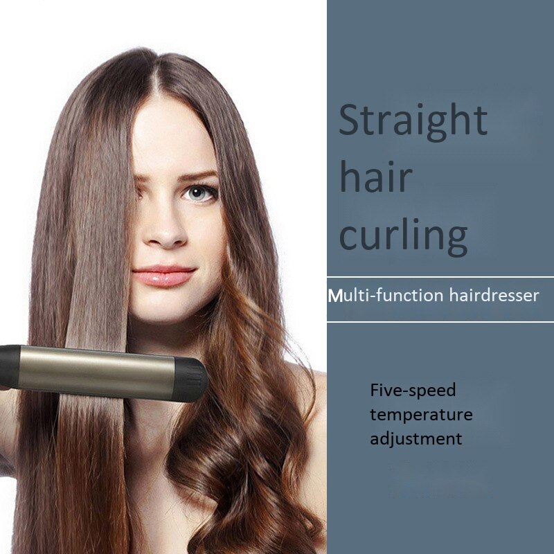 Flat Iron Straightening Iron Hair Straightener Ceramic Coating Plate Straightening Salon Tool