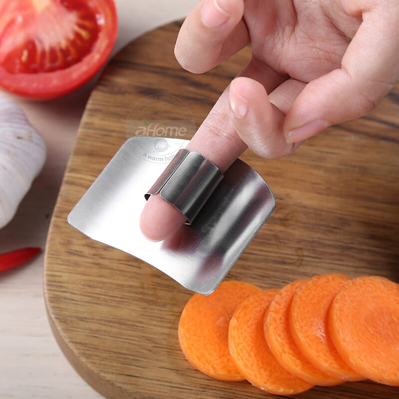 Finger Guard Protector Stainless Steel Knife Cutting Finger Not Hurt Chopping Slicer Hand Protect Kitchen Helper Protect Tool