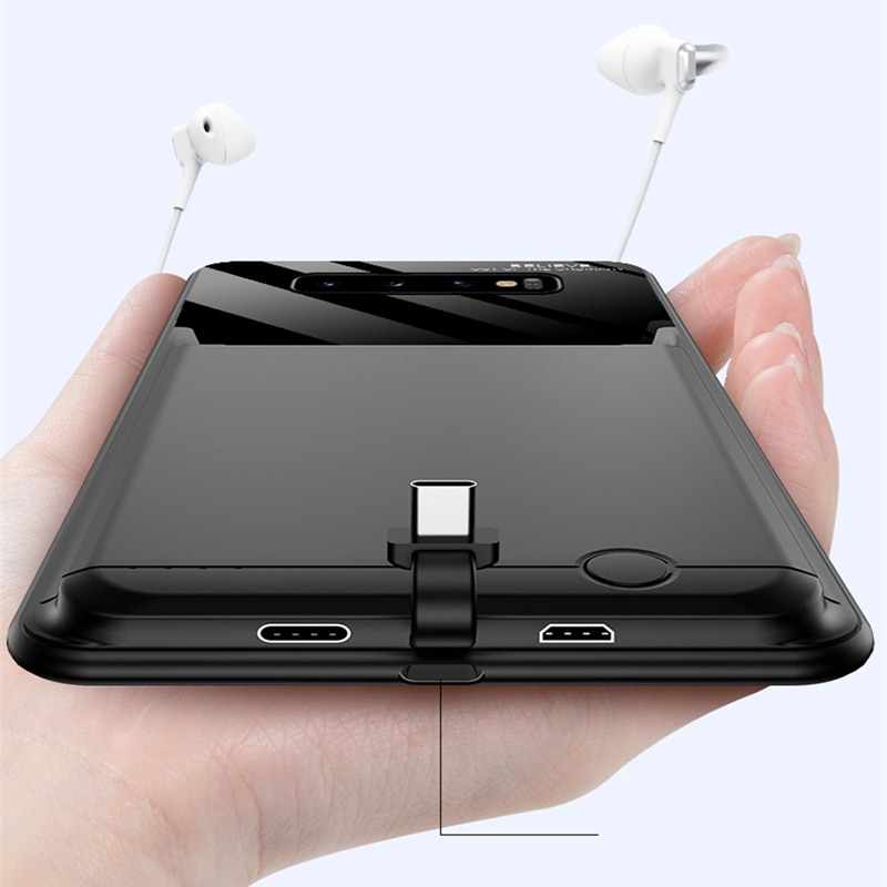 10000 Mah For Samsung Galaxy S10 10 Plus Battery Case Battery Backup Charger Cover Pack Power Bank S10 Battery Case