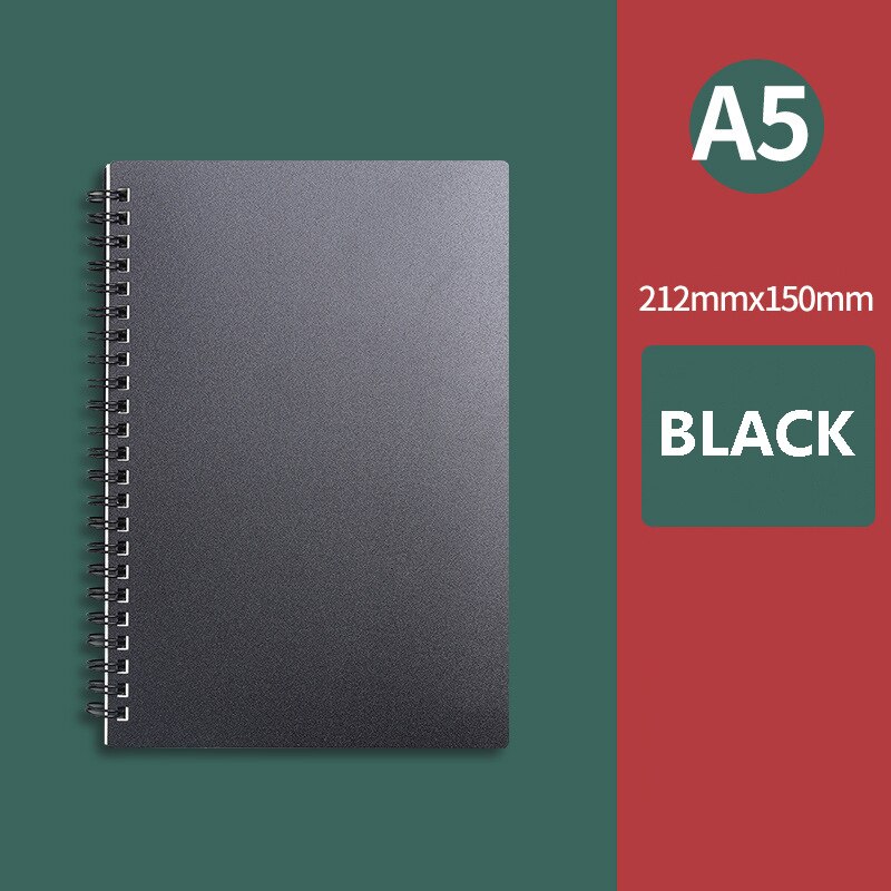 Morandi Coil Spiral A5 Diary Notebook Grid Paper Daily Weekly Planner Agenda Organizer Notepad School Office Supplies Stationery: 10-Lined