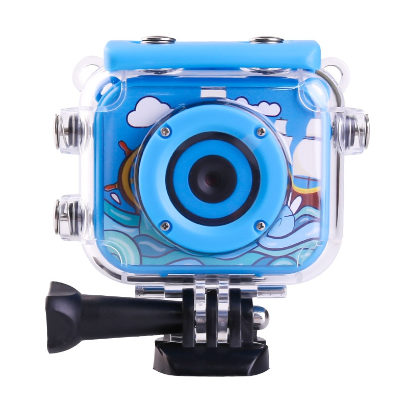 Câmera das crianças à prova dwaterproof água 1080p hd tela câmera de vídeo brinquedo 12mp crianças dos desenhos animados bonito câmera ao ar livre fotografia crianças