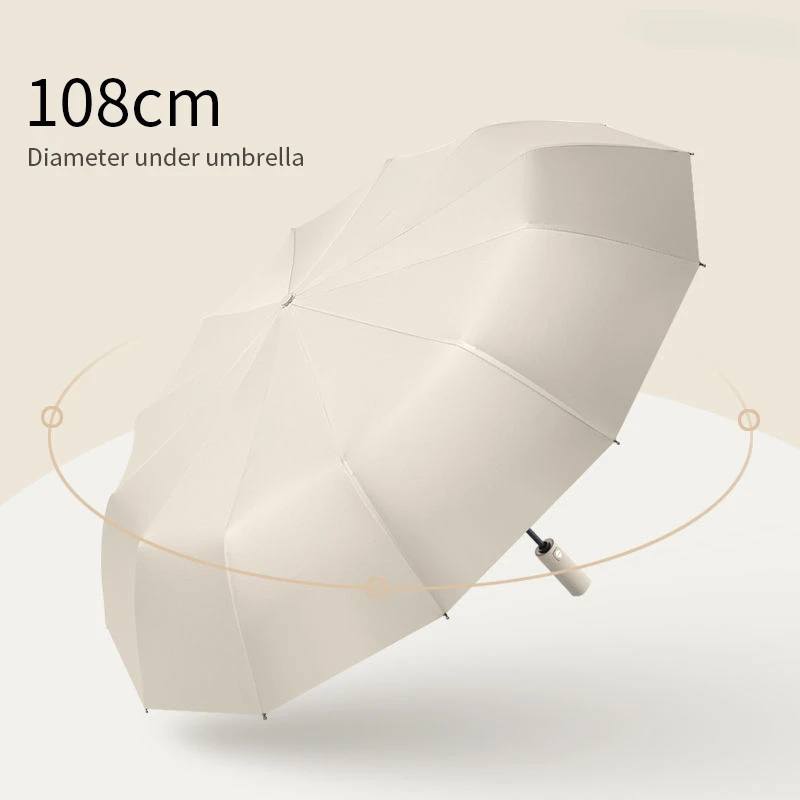 Ombrello automatico Xiaomi 24 Bone tinta unita leggero pieghevole parasole esterno di grande formato protezione UV ombrello automatico