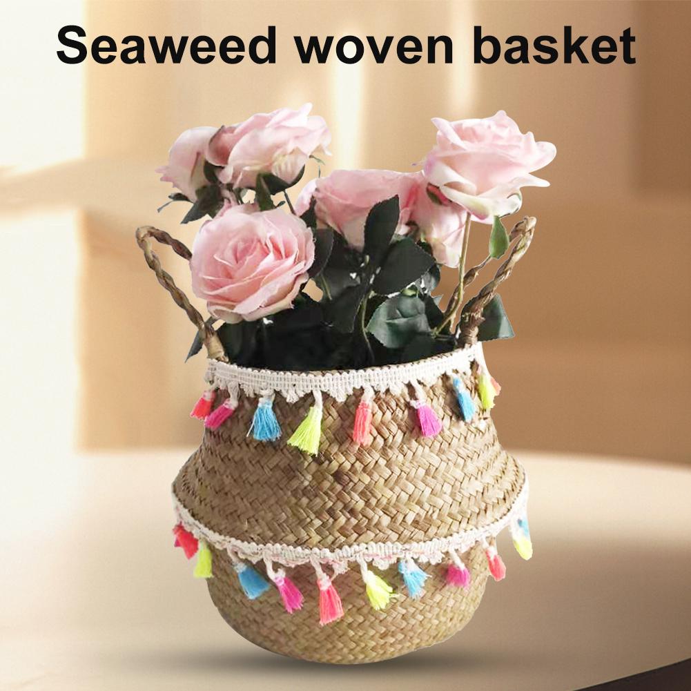 Nordic Style Rattan Basket Set Woven Storage Basket Dirty Clothes Organizer For Picnic Hotel Household Laundry Toy Dirty Clothes