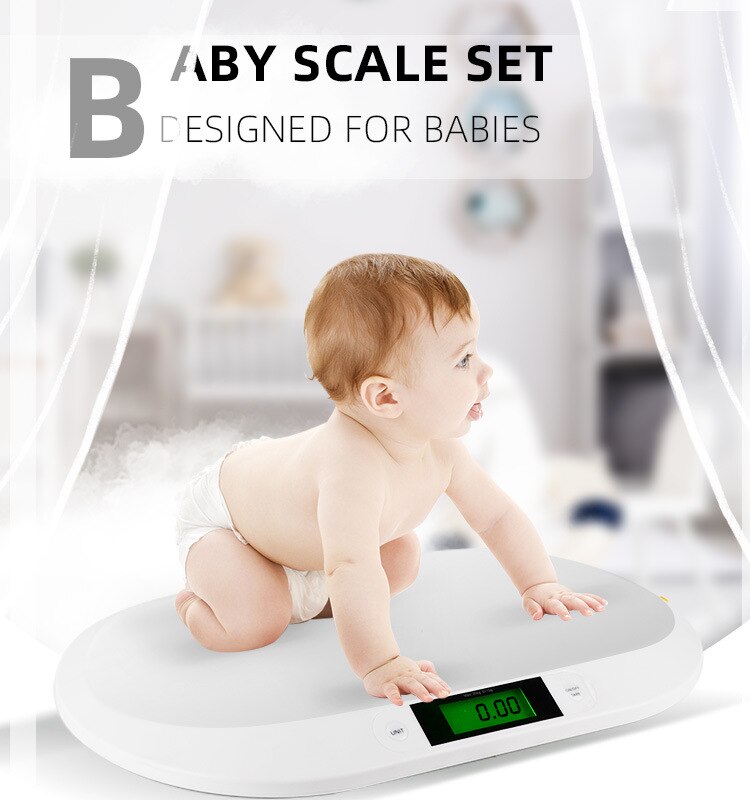Stabiele En Antislip Huishoudelijke Baby Schaal Een Sleutel Reset Smart Menselijk Lichaam Elektronische Weegschaal