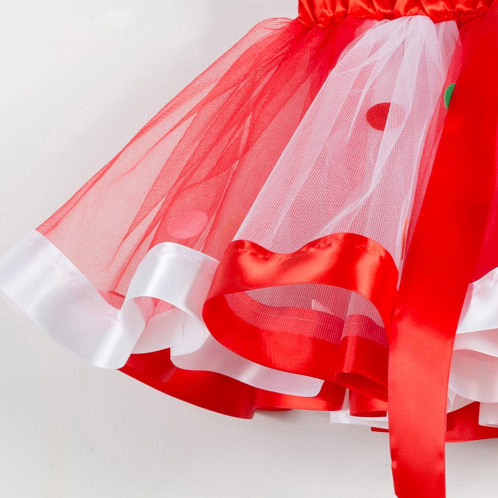 Jupe Tutu de noël pour enfants filles | Avec épingle à cheveux, Costume de princesse pour petites filles, robe de bal d'anniversaire,