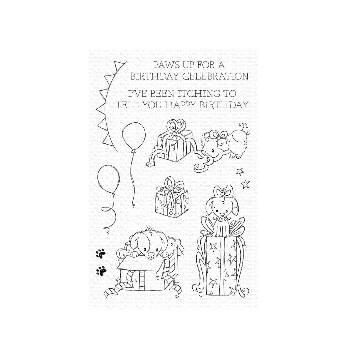 Balloon Metal Cutting Dies and Silicone Stamps Stencil for Scrapbooking Album Decoration Craft for DIY Greeting Card Making: zx2132-stamps