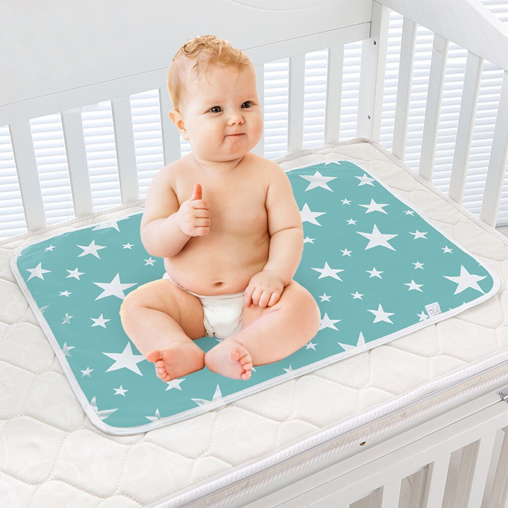 Matelas à langer pour bébé, taille 50 x 70cm , portable, pliable, lavable, imperméable, tapis de jeu pour enfants, couche réutilisable